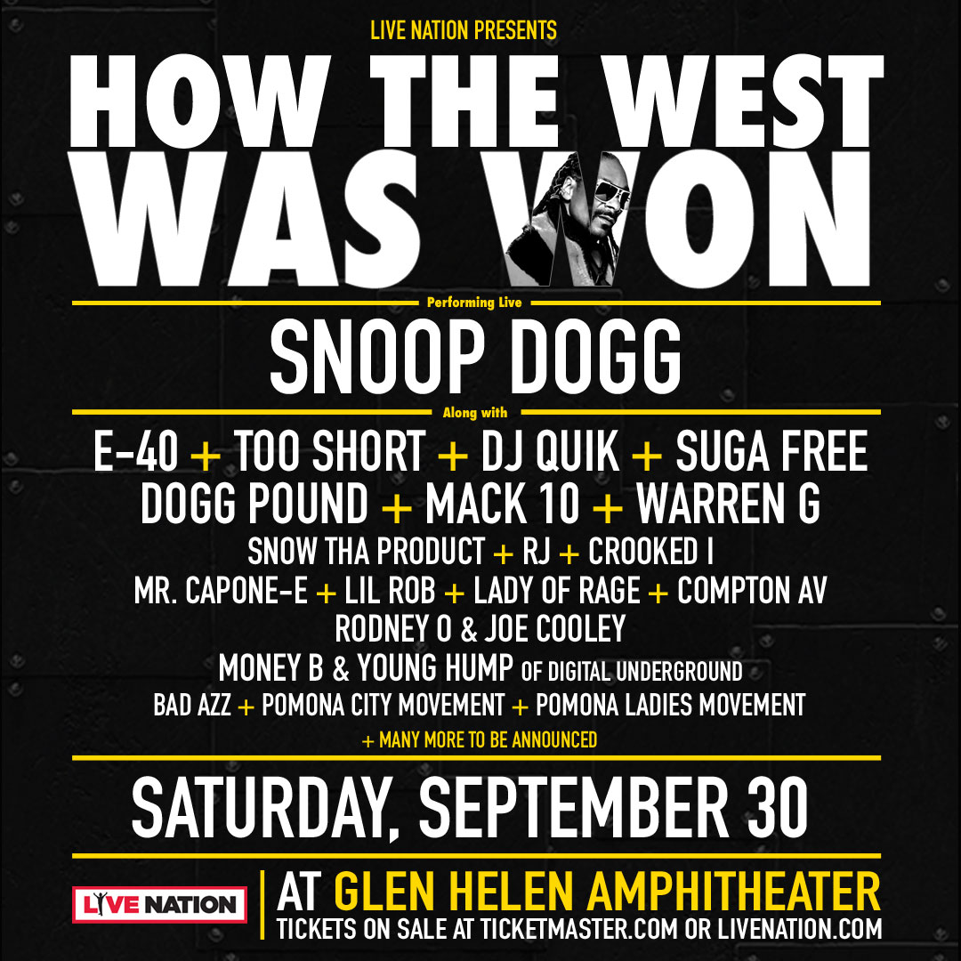 How the West Was Won Event Poster and Lineup