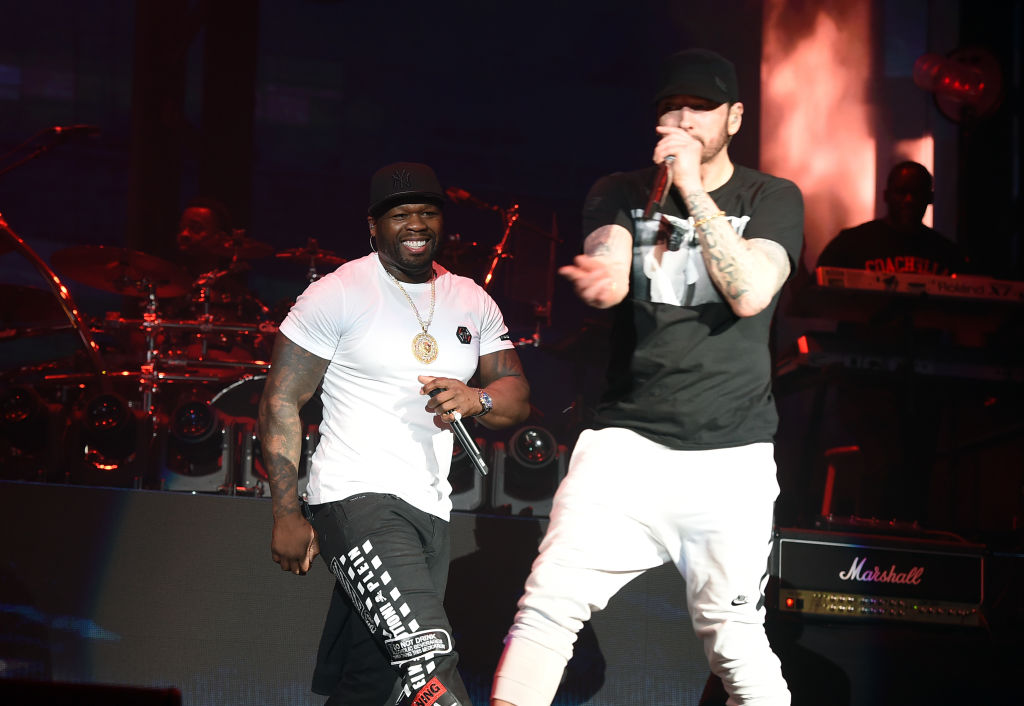 50 Cent Calls Eminem His “Favorite White Boy” Again