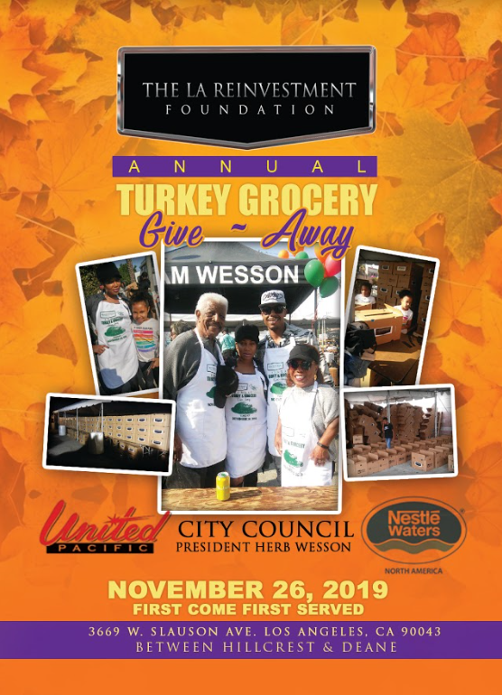 Annual Turkey Grocery Give-AWAY