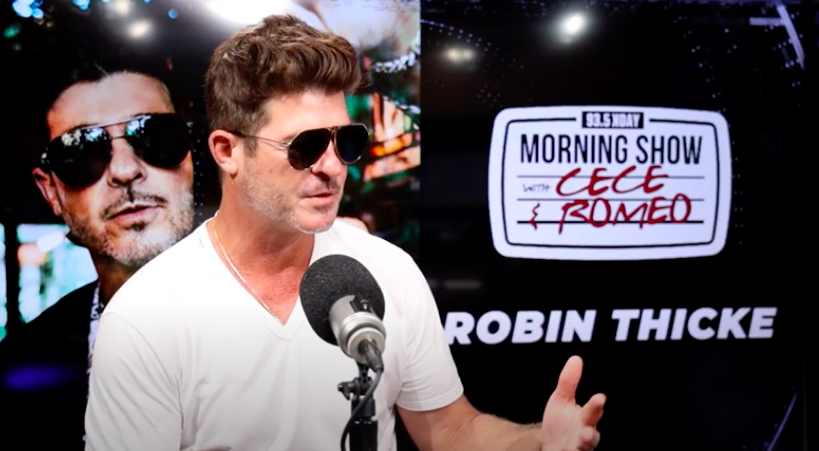 Robin Thicke Speaks On New "Brown Liquor" Collab With Yo Gotti & Writing For Usher's 'Confessions'